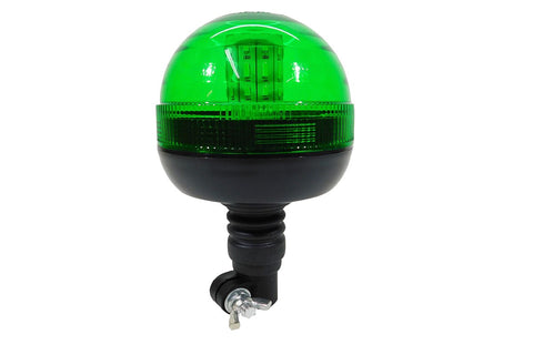 Green beacon LED 1/2 lens flexi green