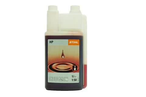 Stihl HP 2 stroke oil 1 litre with chamber