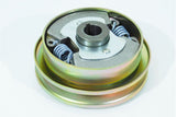 Centrifugal clutch single pulley