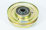 Centrifugal clutch single pulley