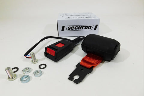 Retractable seat belt / warning system